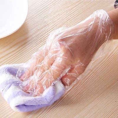 Tozalash uchun plastik qo'lqoplar
